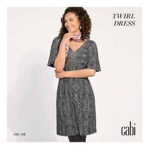 CABI TWIRL DRESS XS #4641 EUC